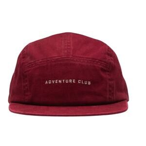 Will + Bear Adventure Club Archie Maroon 5 Panel Vintage Cap, Unisex NWT